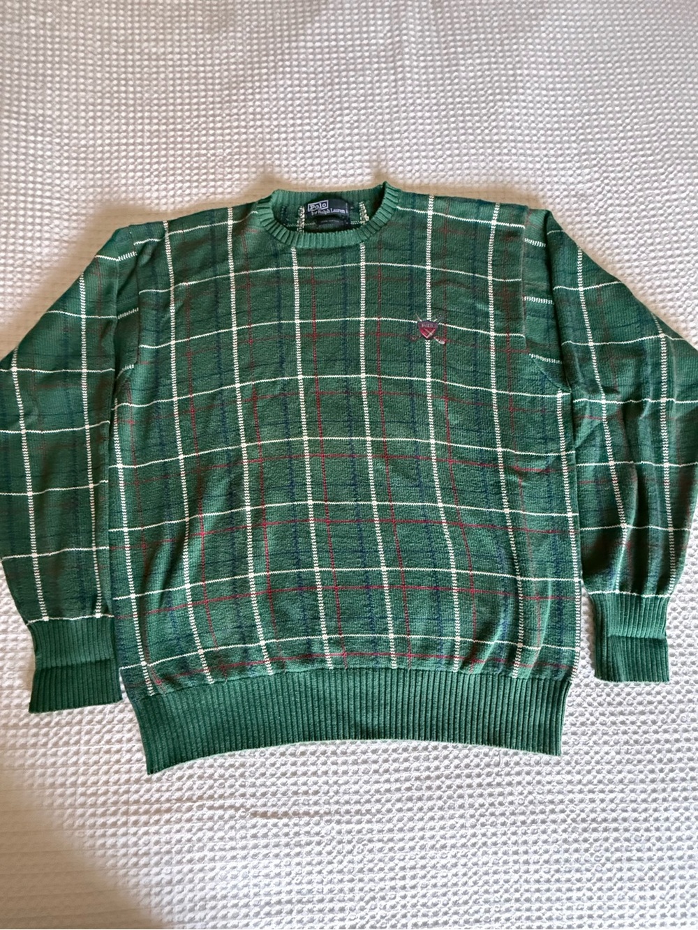 Like New Vintage Polo Golf Knitted sweater original Polo Ralph Lauren Golf logo - Picture 3 of 7